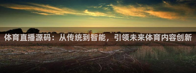体育直播源码：从传统到智能，引领未来体育内容创新